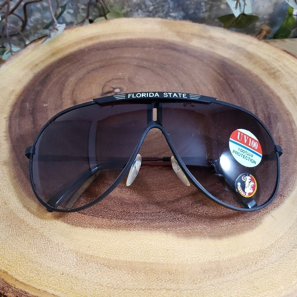 MEN'S Florida State Black Framed Aviator‎ Sunglasses UV100 (100% UV Protection)